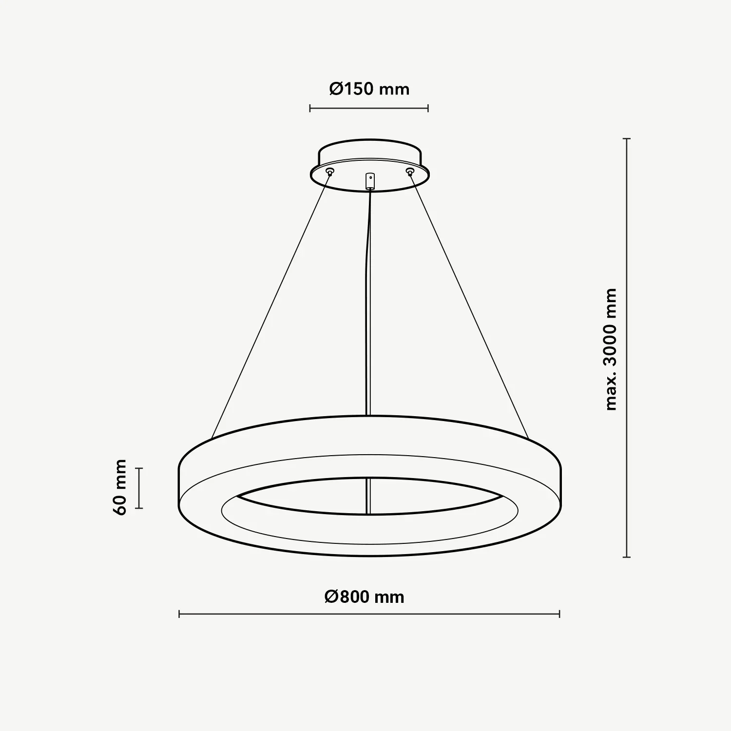 Halo Alabaster Natural Stone Chandelier - Image 8