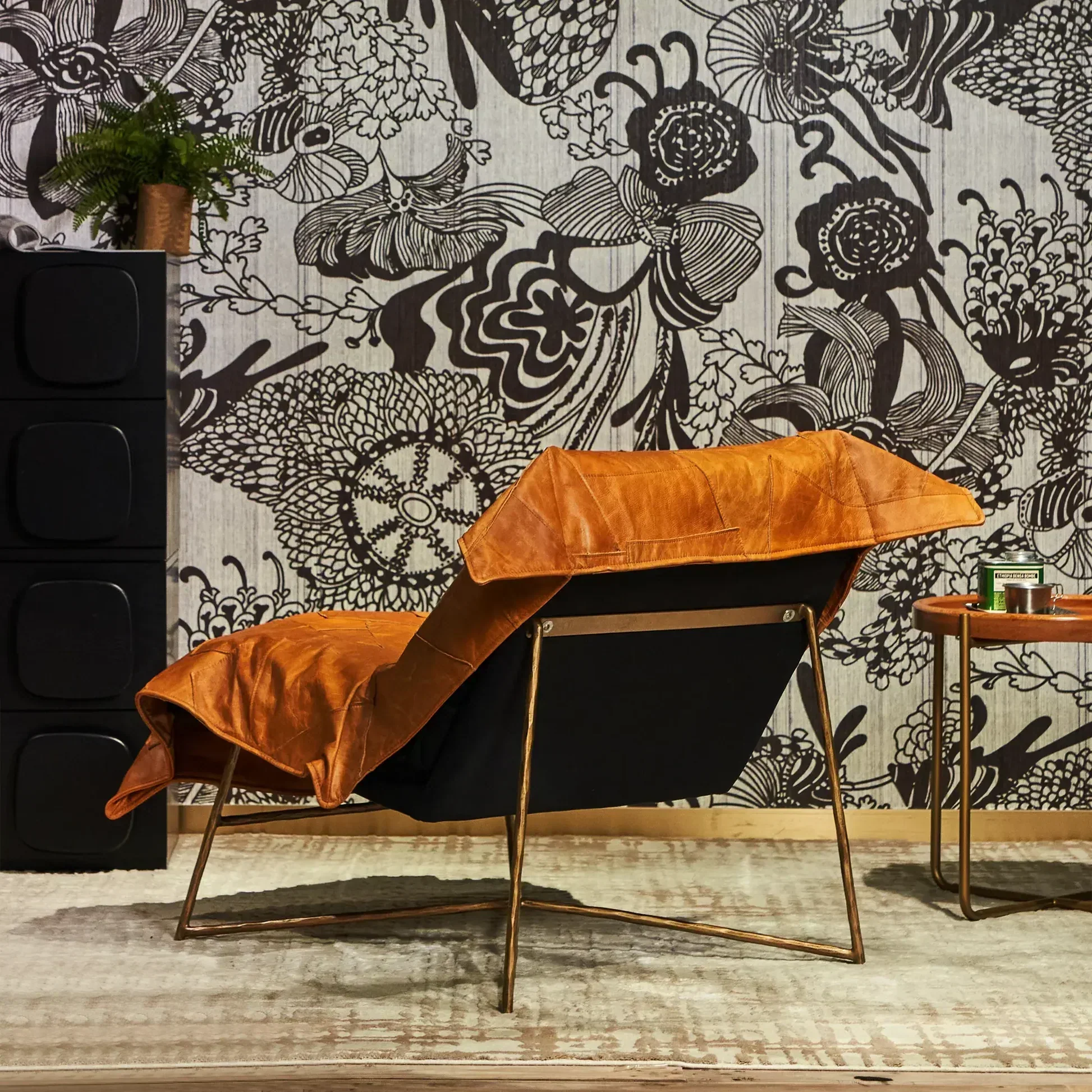 Hand-Forged Metal Leisure Chair - Image 4