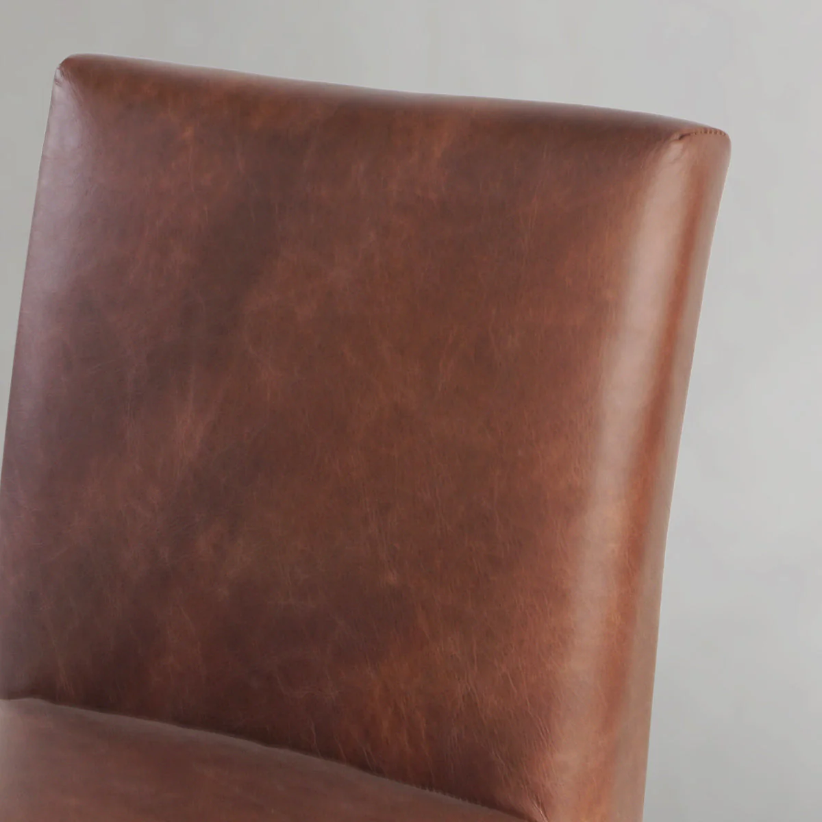 Hand-Forged Metal Minimalist Fabric Dining Chair - Image 22