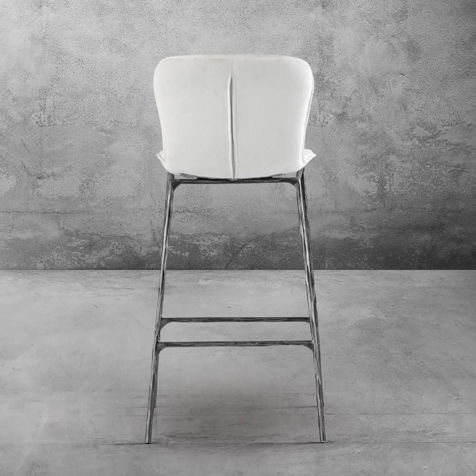 Hand-Forged Metal Modern Bar Chair - Image 24