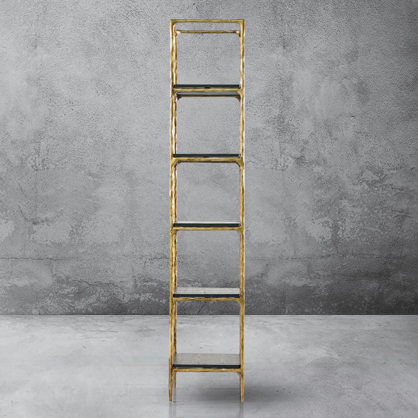 Hand-Forged Metal Wooden Shelving - Image 3