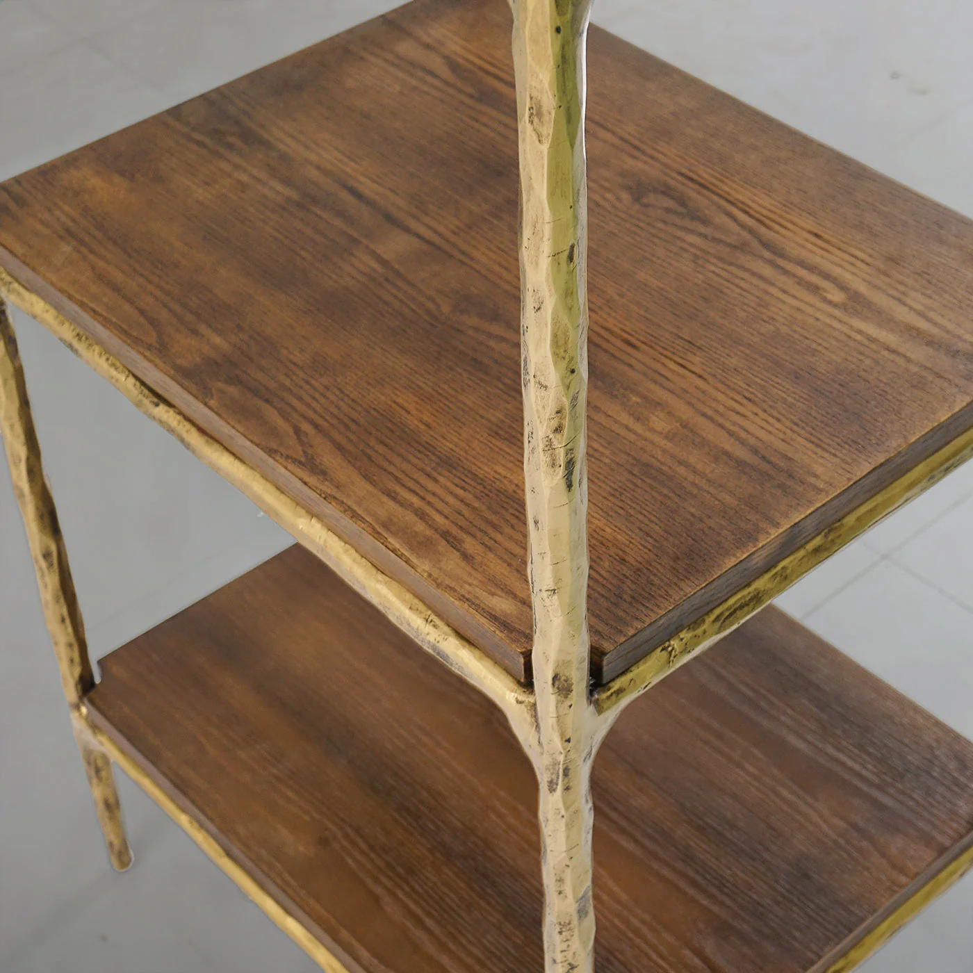 Hand-Forged Metal Wooden Shelving - Image 7