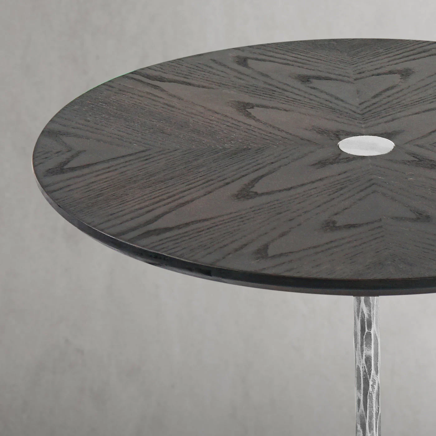 Hand-Forged Metal Wooden Side Table - Image 28