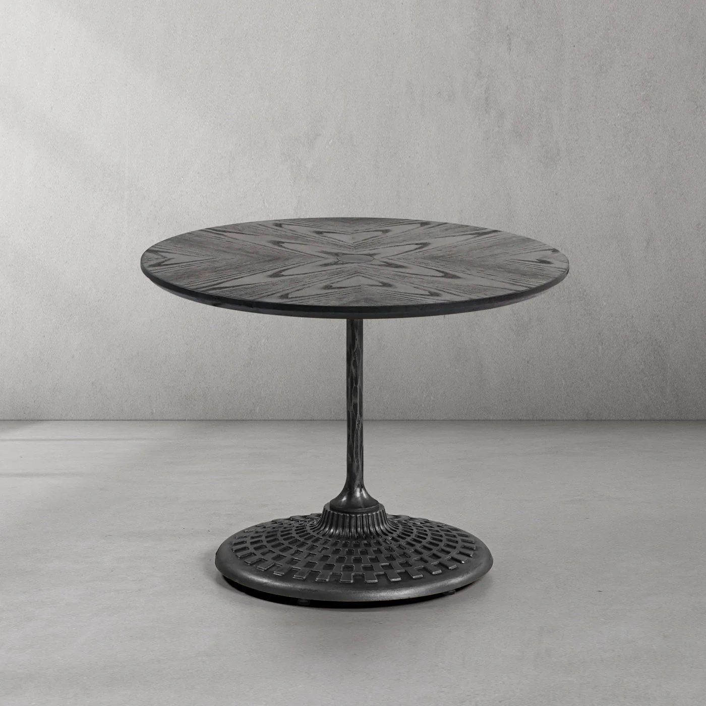 Hand-Forged Metal Wooden Side Table - Image 32