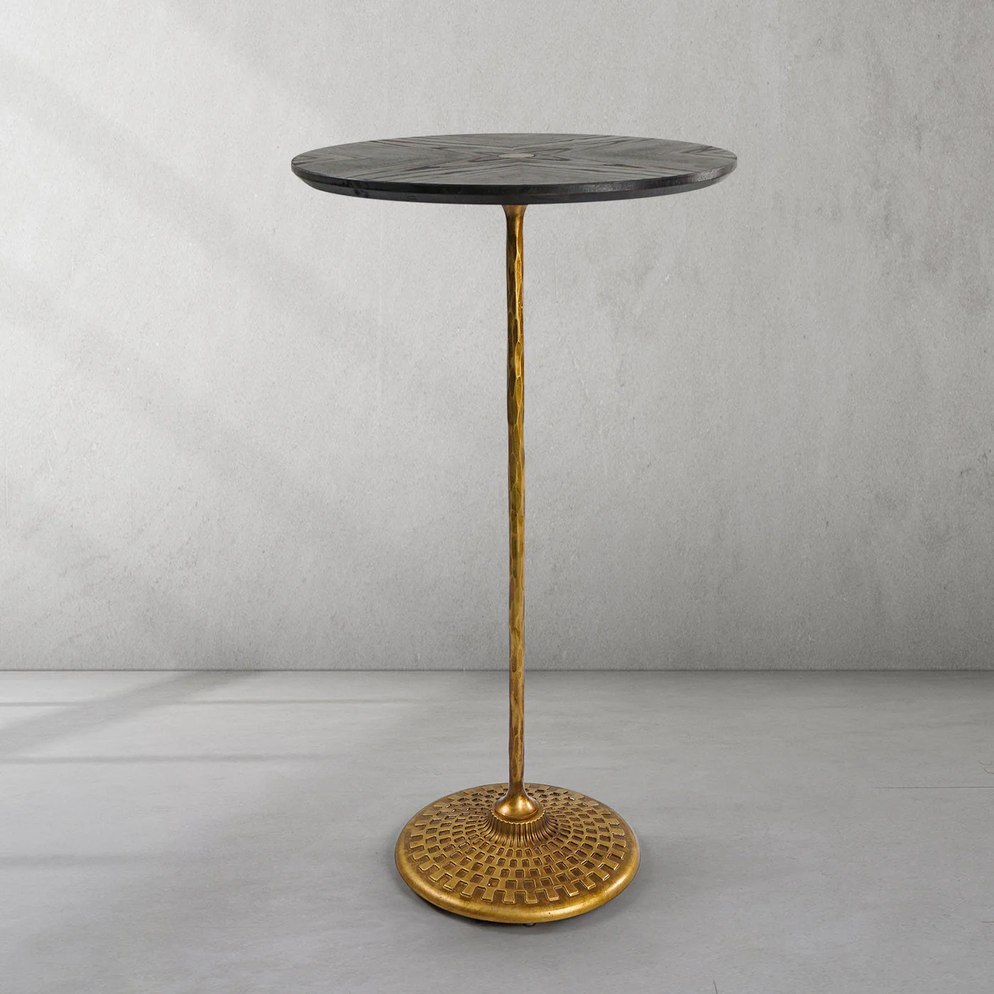 Hand-Forged Metal Wooden Side Table - Image 40