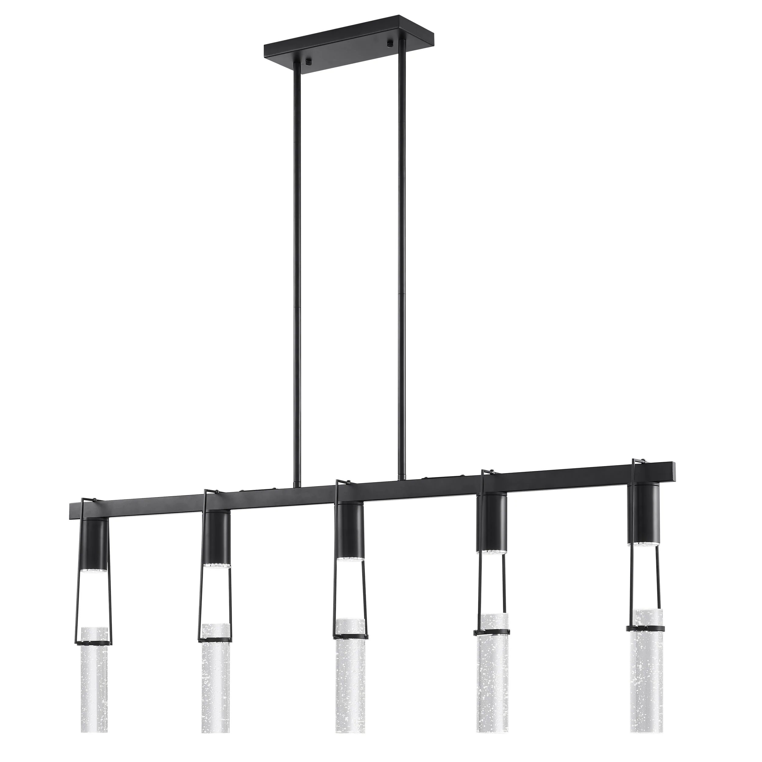 Harmony 5 Light Chandelier // Matte Black - Image 2