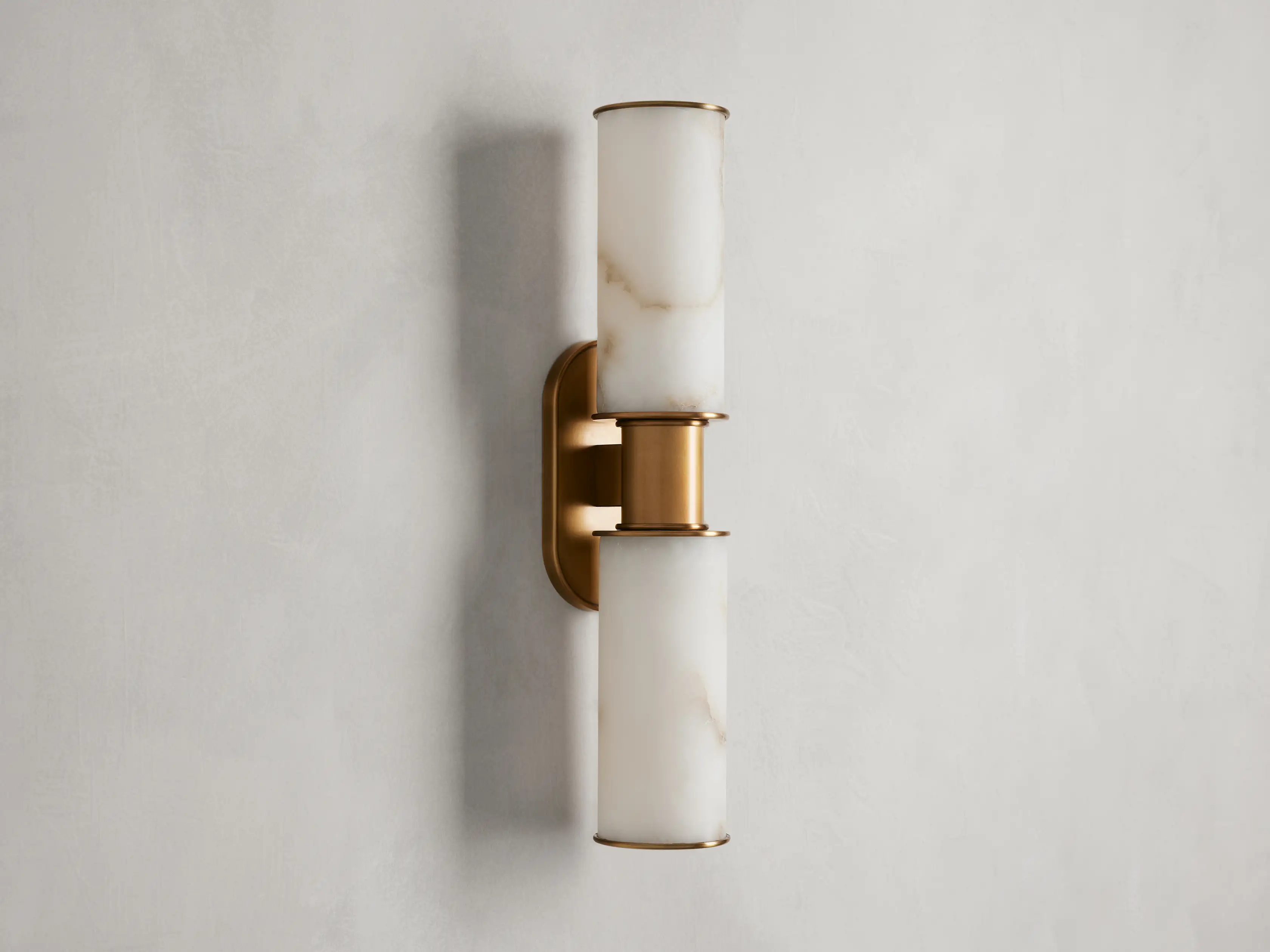 Harrlin Double Sconce in Alabaster - Image 4