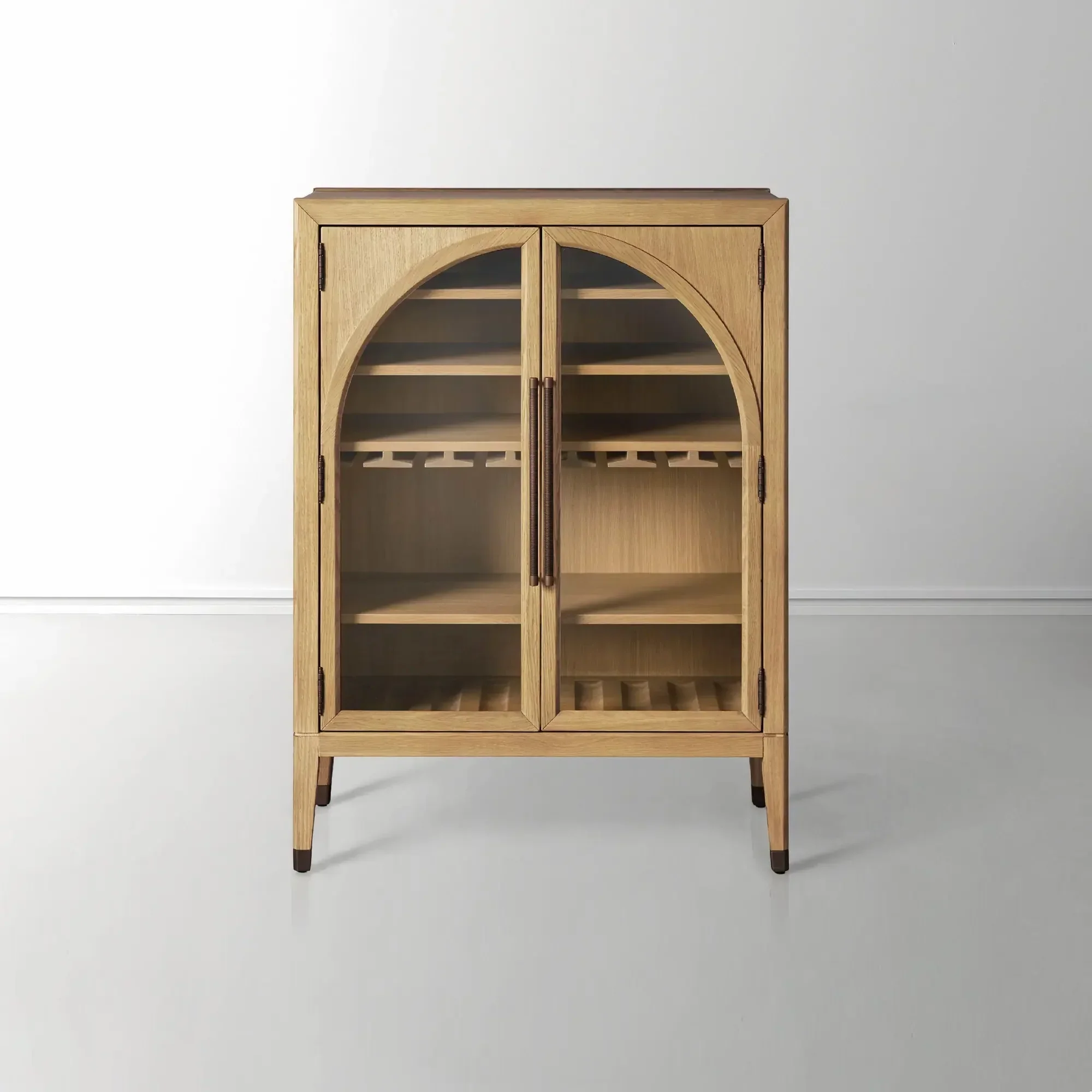 Hattie Low Bar Cabinet in Oak 36"W - Image 13