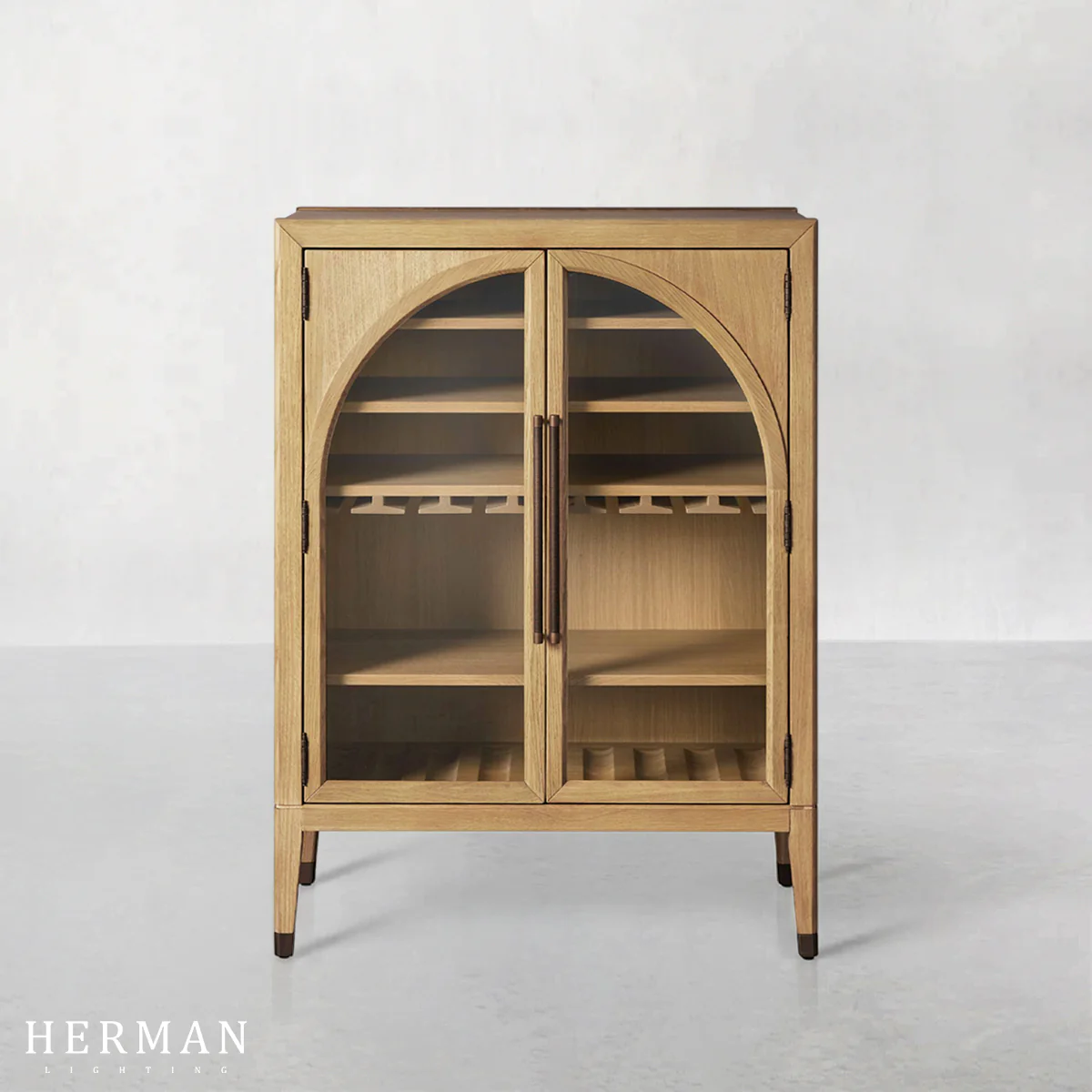 Hattie Low Bar Cabinet in Oak 36"W - Image 3