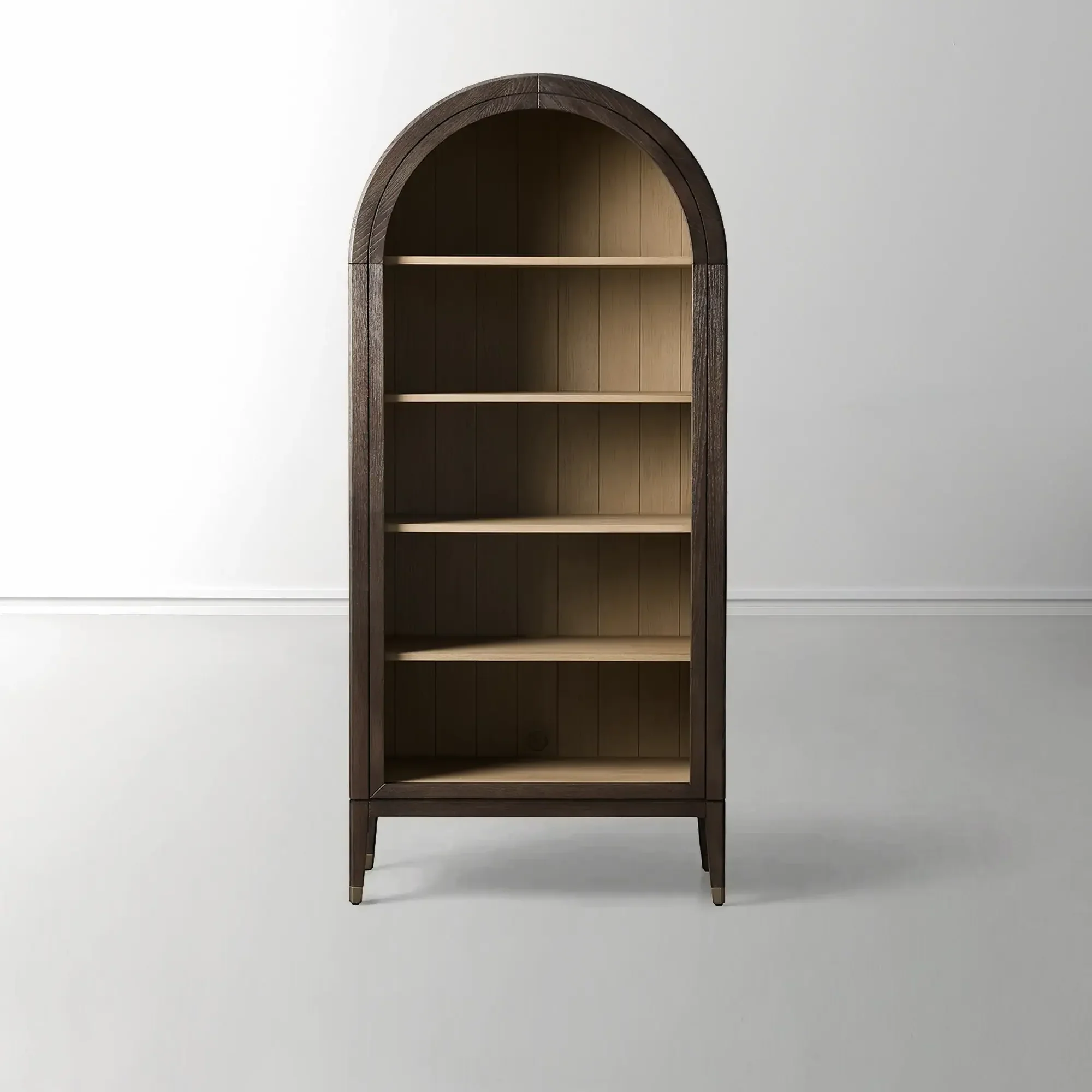 Hattie Open Bookcase in Oak 36"W 46"W - Image 24