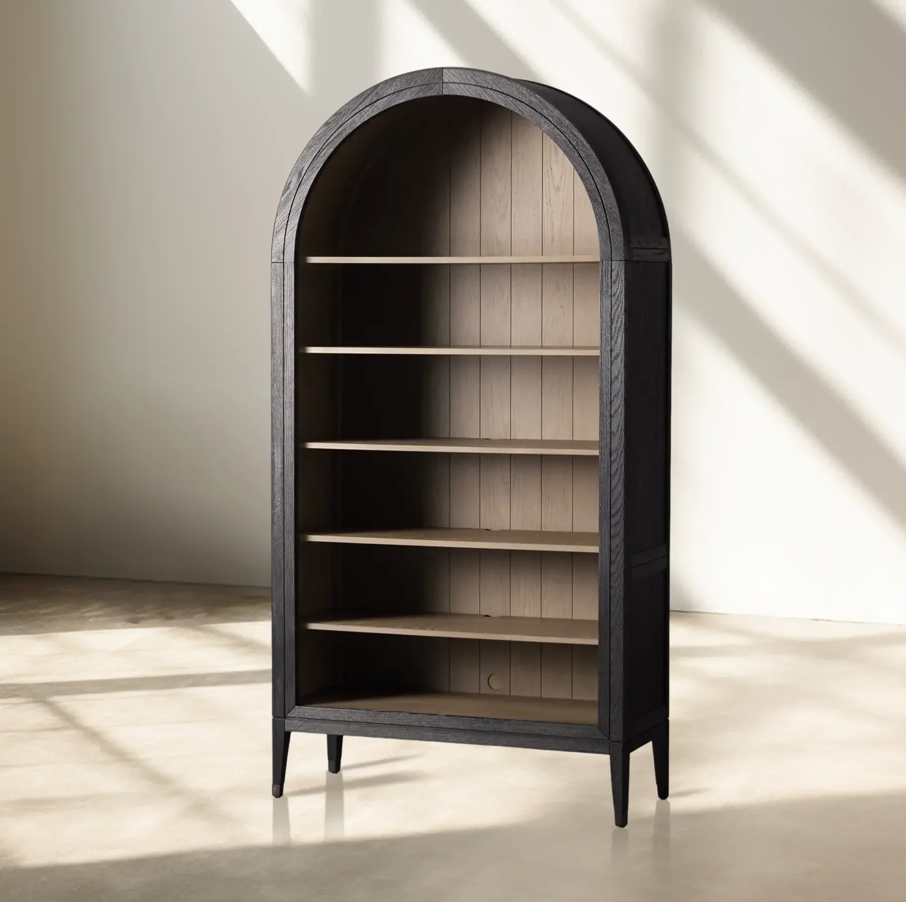 Hattie Open Bookcase in Oak 36"W 46"W - Image 29