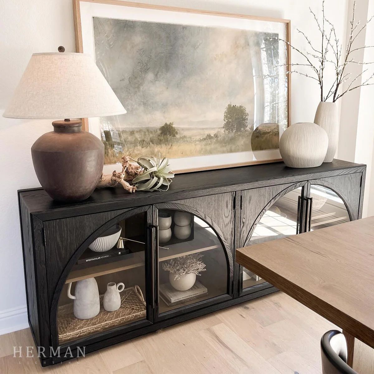 Hattie Sideboard in Oak 70"W 90"W - Image 9