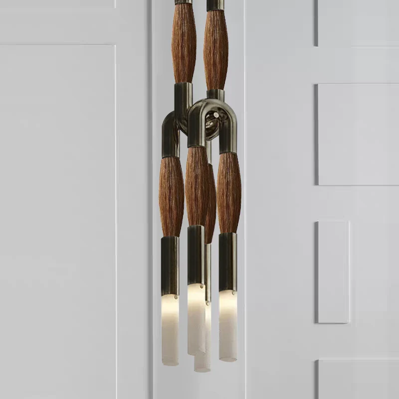 Heritage Horsehair 4-Light Pendant - Image 30