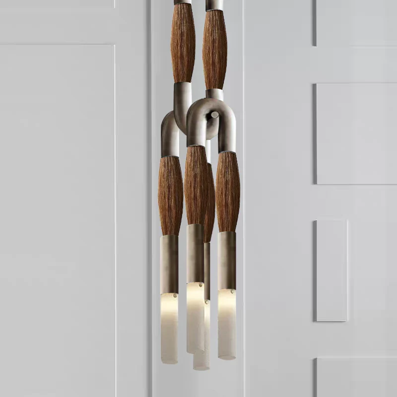 Heritage Horsehair 4-Light Pendant - Image 35
