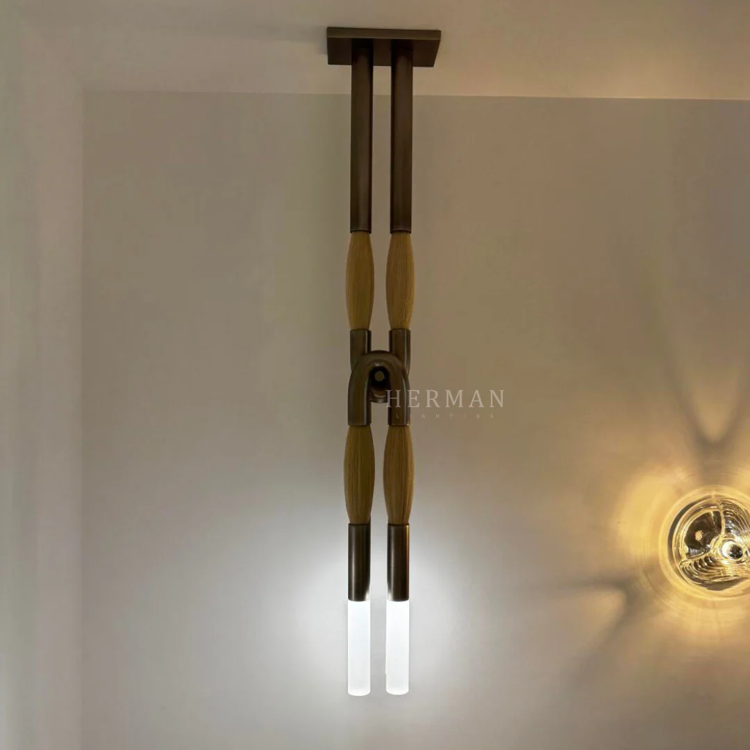Heritage Horsehair 4-Light Pendant - Image 7