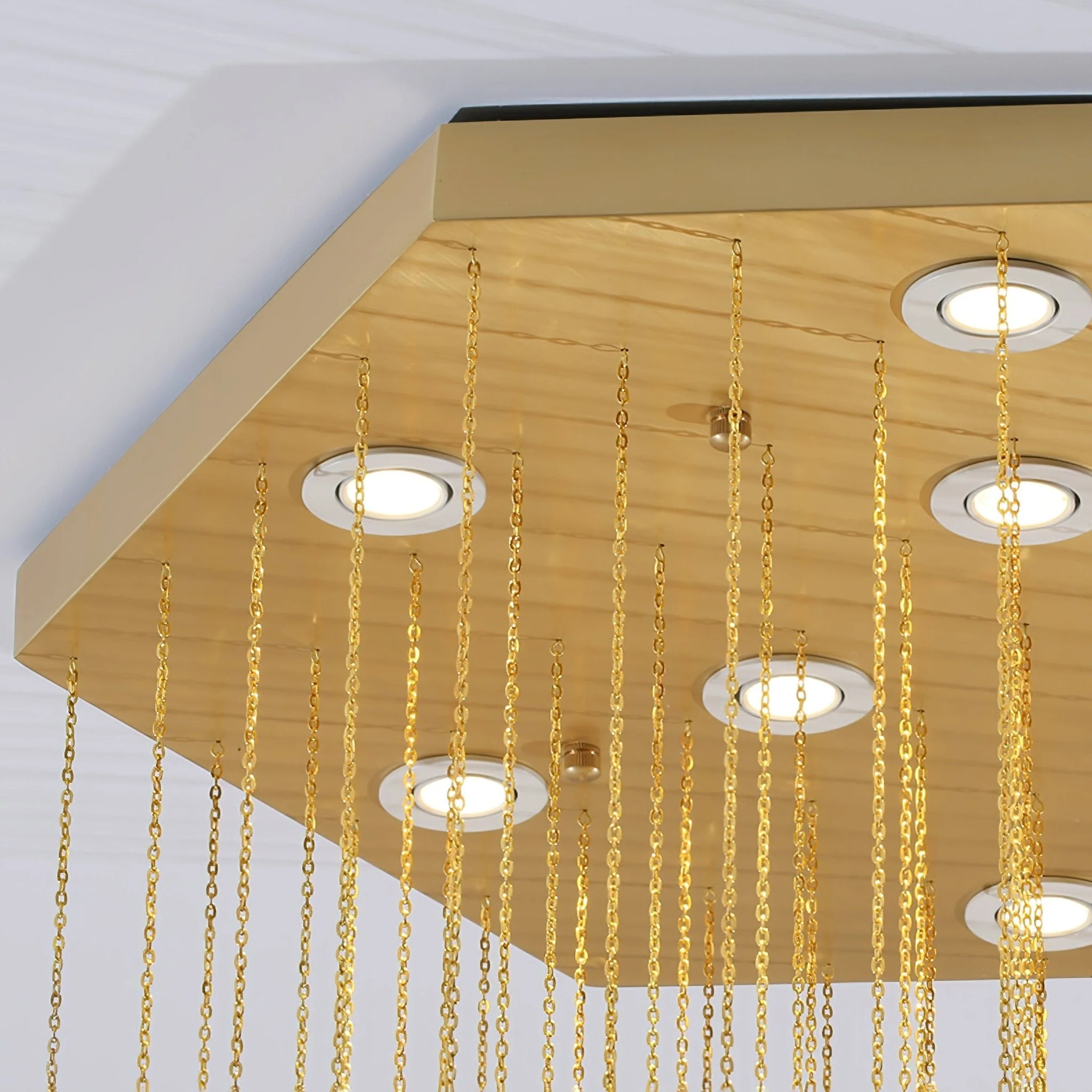 Hexa Alabaster Cascade Chandelier - Image 12