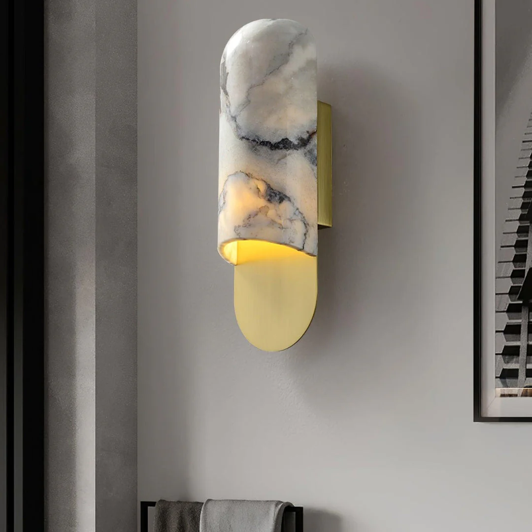 Hl Alabaster Wall Sconce - Image 9