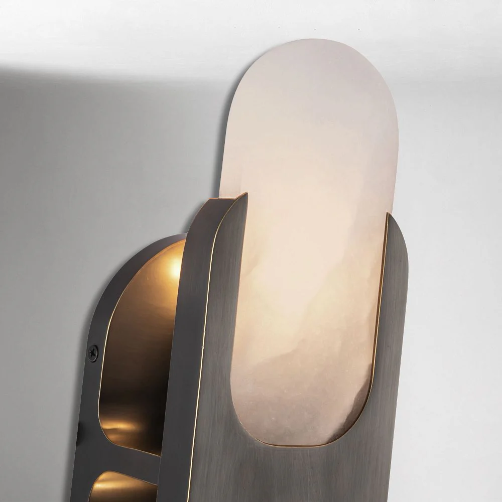 Hopkins Alabaster Sconce 9"–17" - Image 24