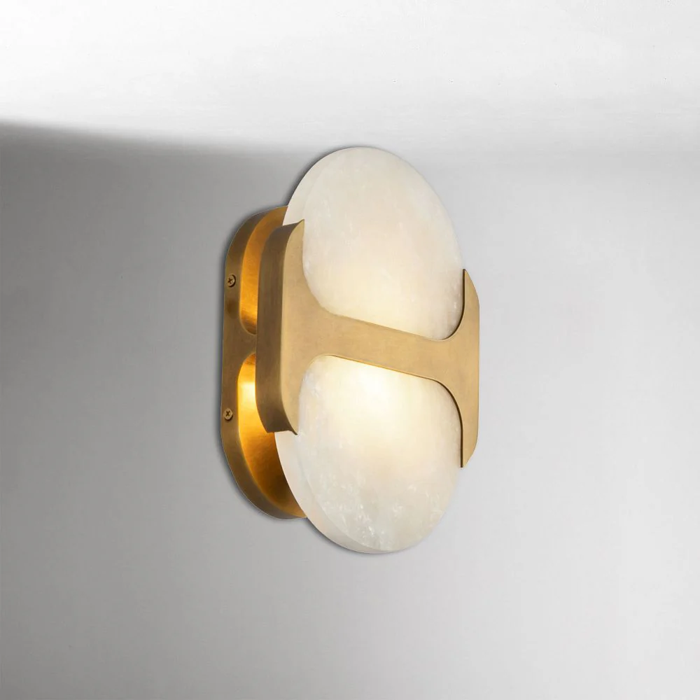 Hopkins Alabaster Sconce 9"–17" - Image 4