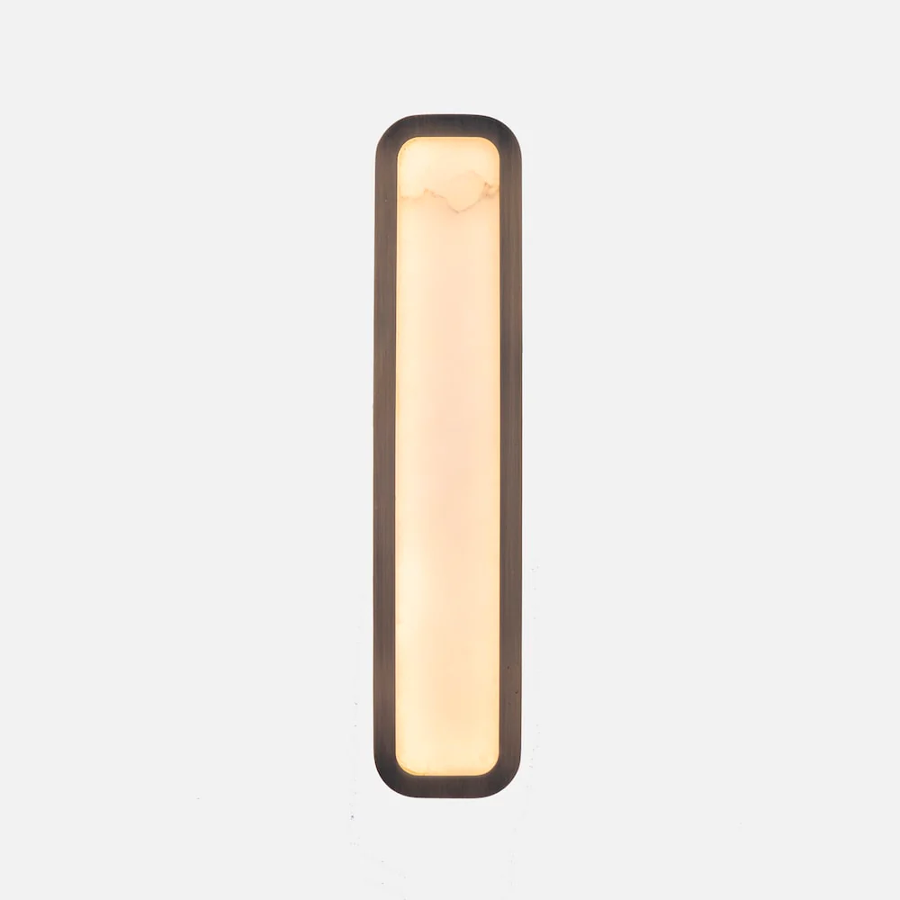 Hublot alabaster wall sconce - Image 5