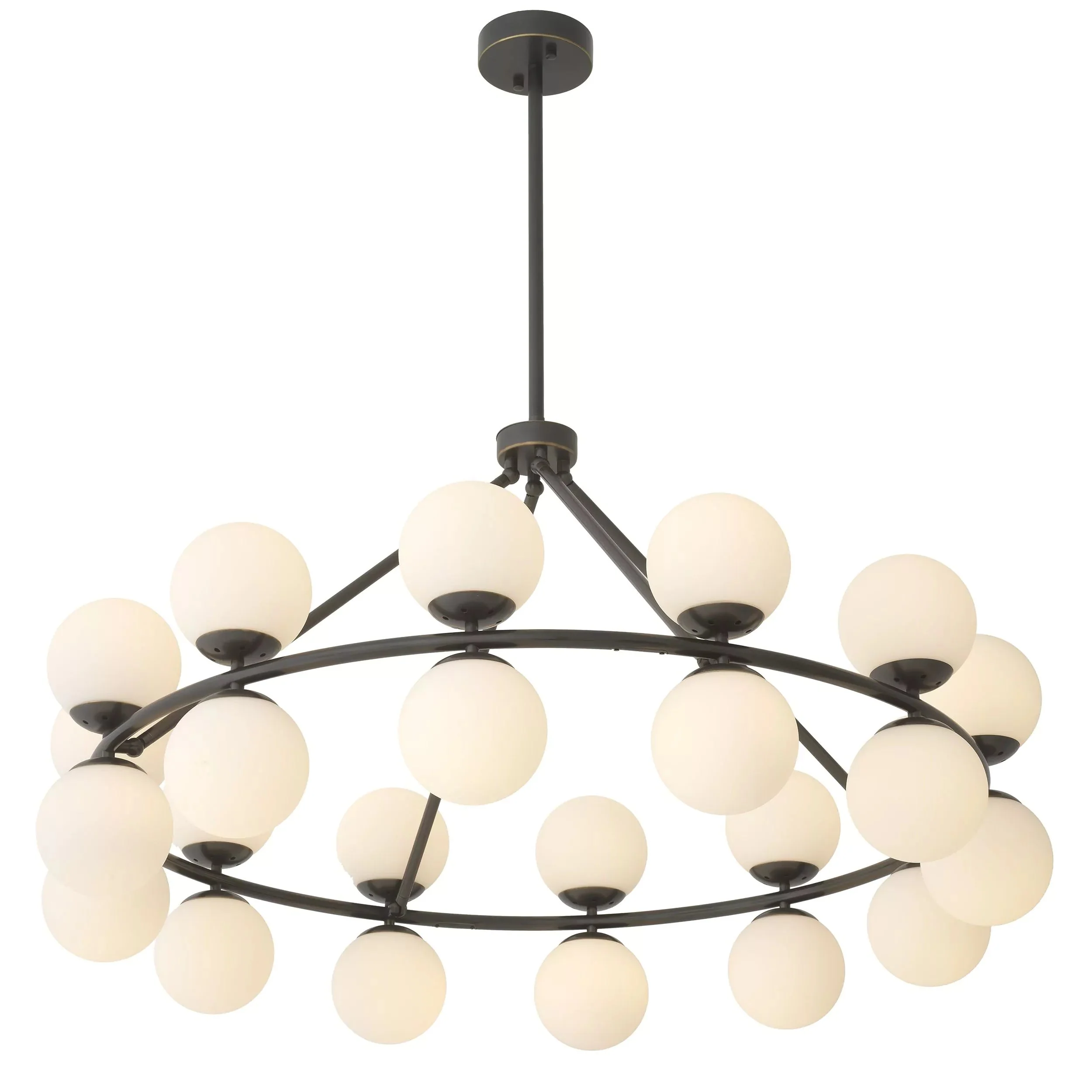 Hutchinson Modern Brass Chandelier - (Antique Brass Finish | Bronze Finish) - Image 15