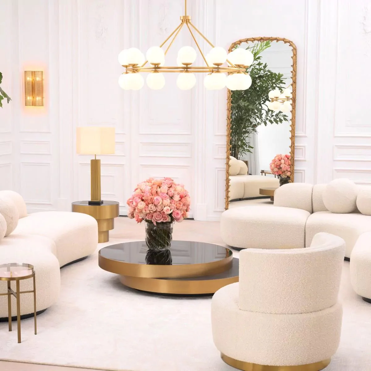 Hutchinson Modern Brass Chandelier - (Antique Brass Finish | Bronze Finish) - Image 9