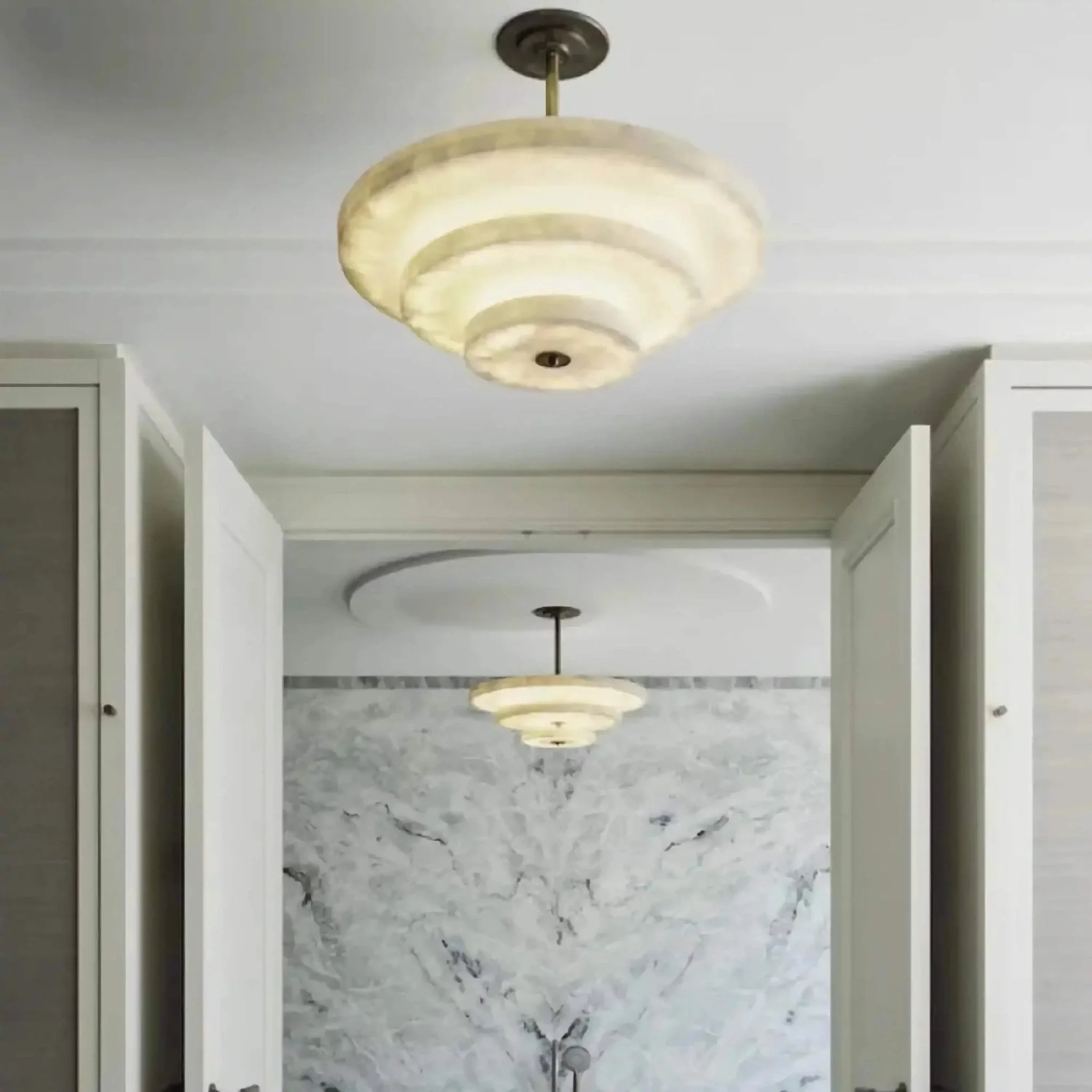 Ice Queen Alabaster Chandelier - Image 4