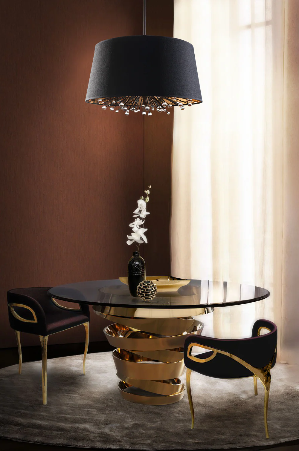 Isla Black Shade Pendant - Image 8