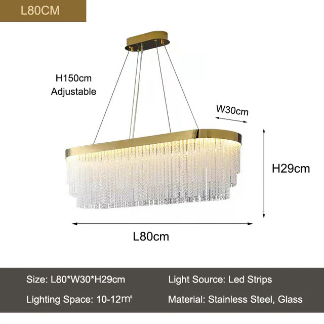 Iver Glass Modern Chandelier - Image 17