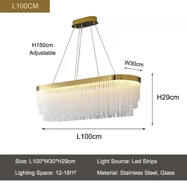 Iver Glass Modern Chandelier - Image 18