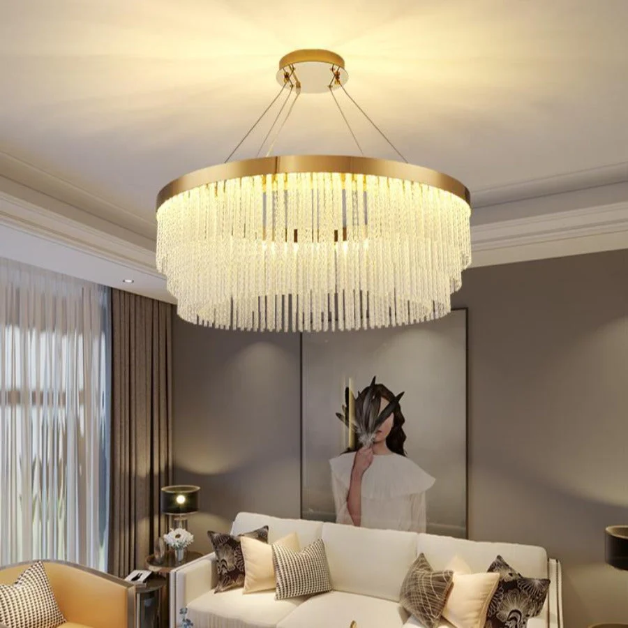 Iver Glass Modern Chandelier - Image 4