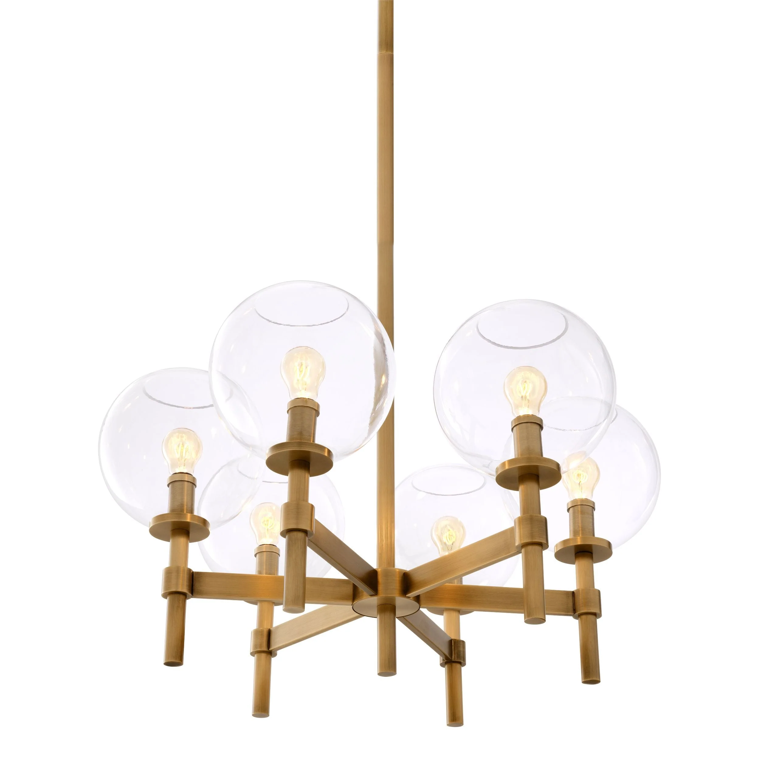 Tango Modern Brass Chandelier [S/T/L] - [Brass] - Image 3