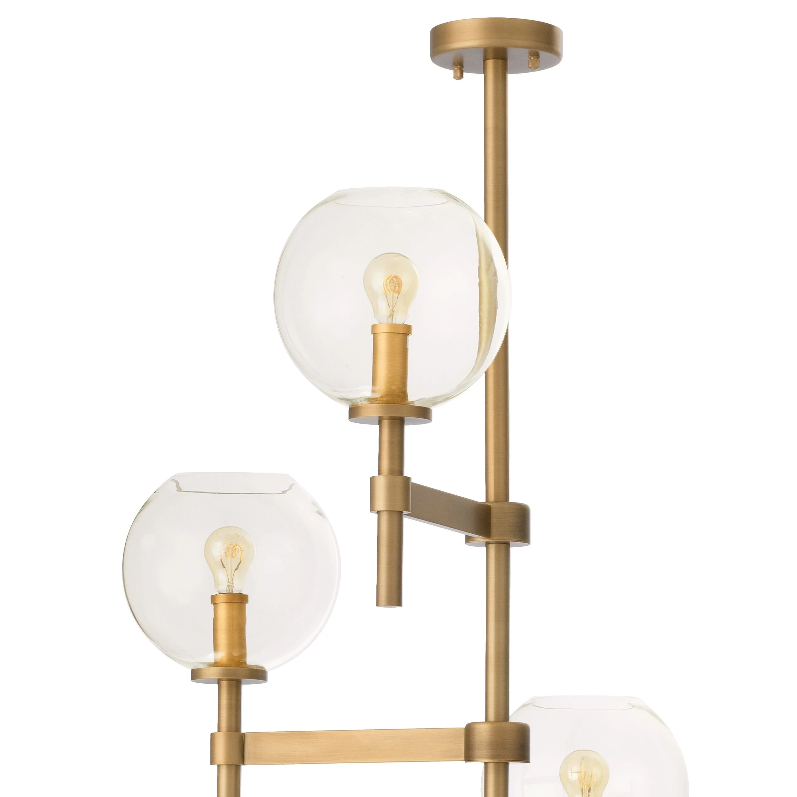 Tango Modern Brass Chandelier [S/T/L] - [Brass] - Image 7