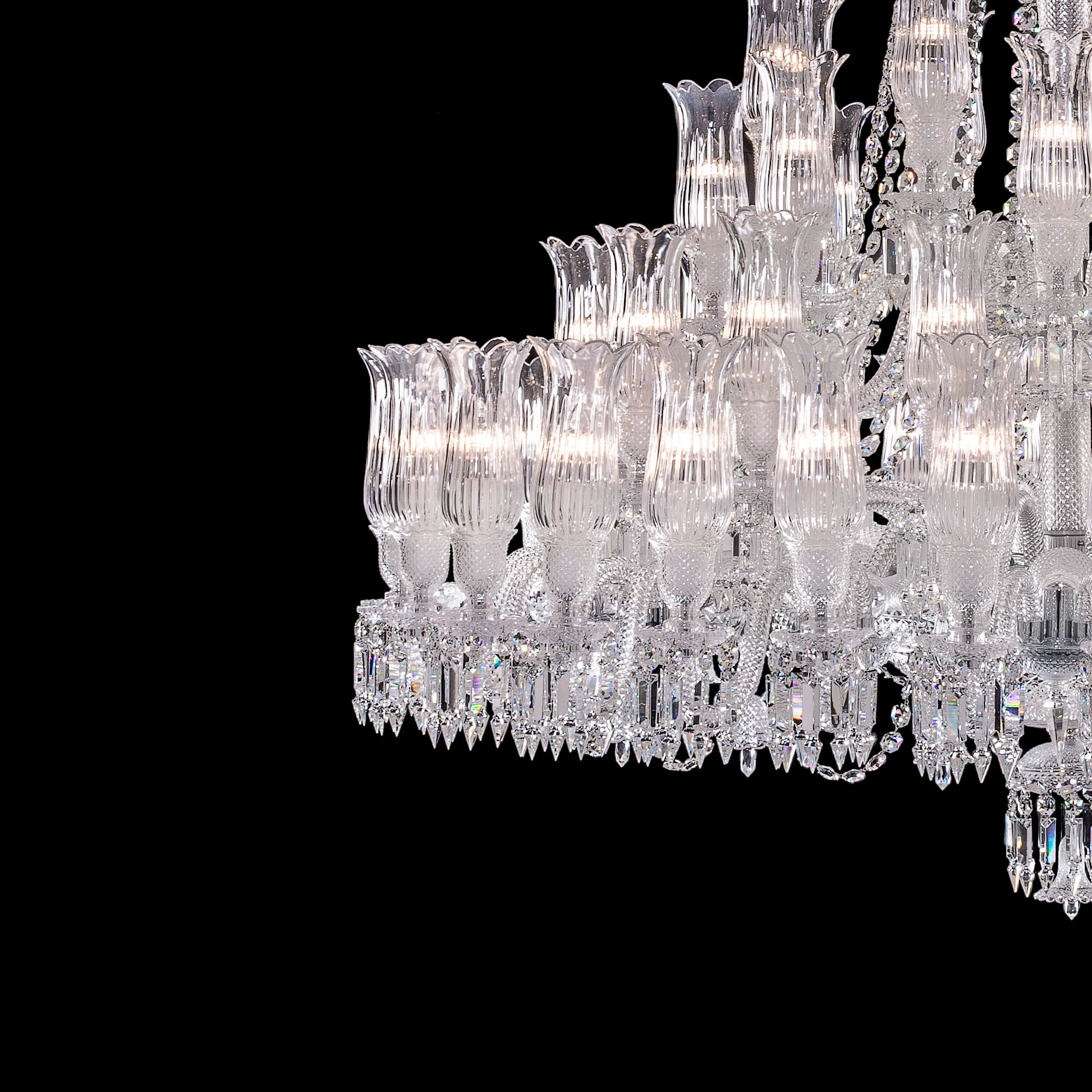 Bakala Large Entrance Crystal Chandelier - Image 3