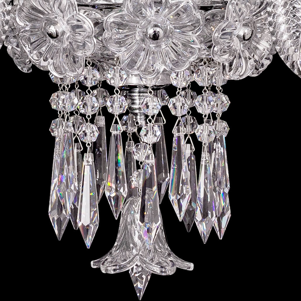 Bakala Crystal Wall Sconce With Bell - Image 4