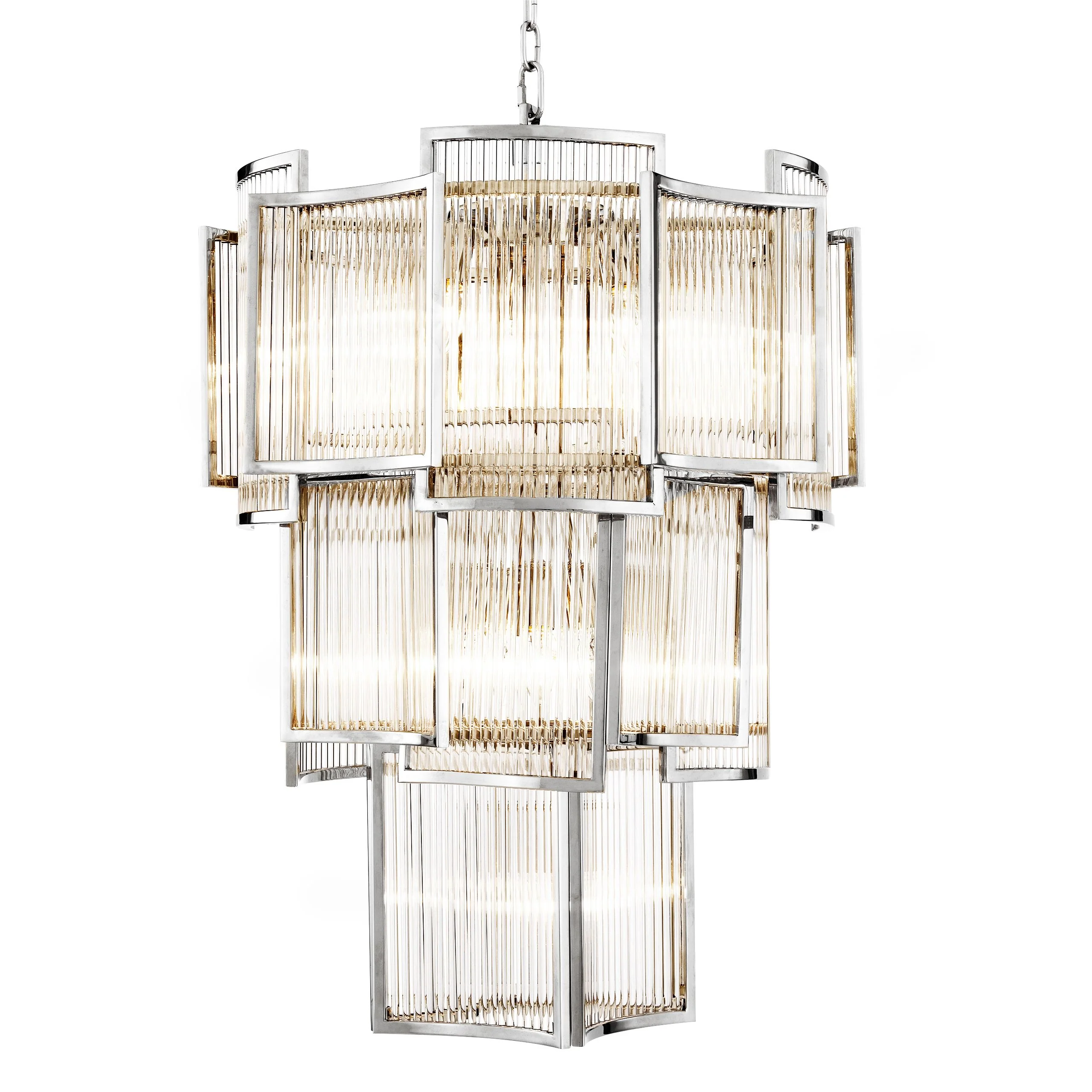 Jet Set Modern Chandelier - [Gold/Nickel/Antique Brass] - Image 6