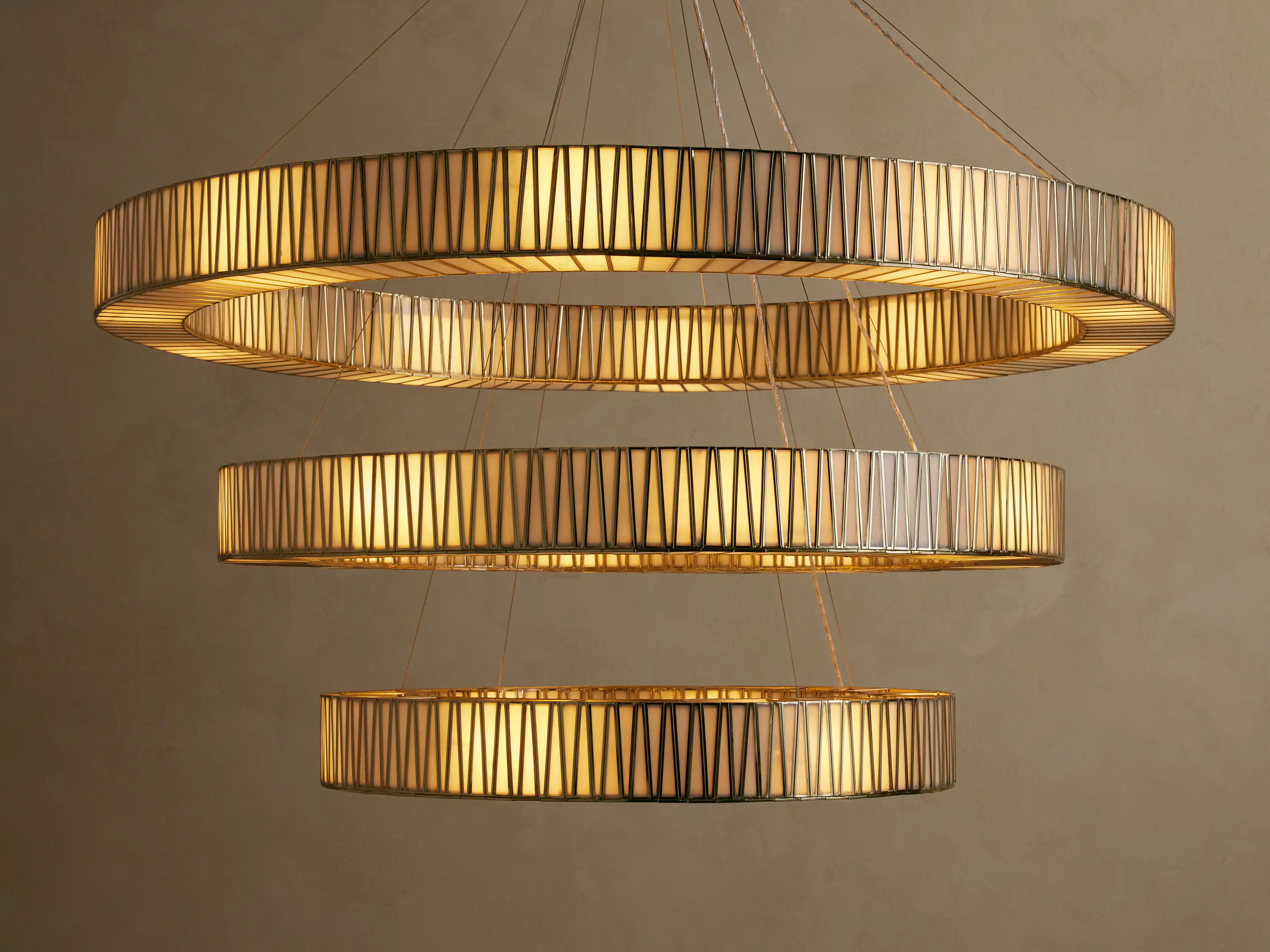 Junet 3-Tier Round Chandelier