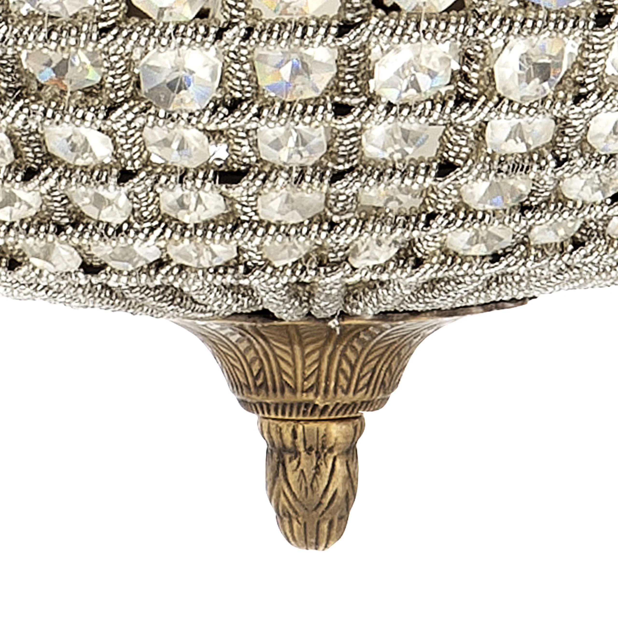 Kasbah Oval M Modern Brass Chandelier - Image 2