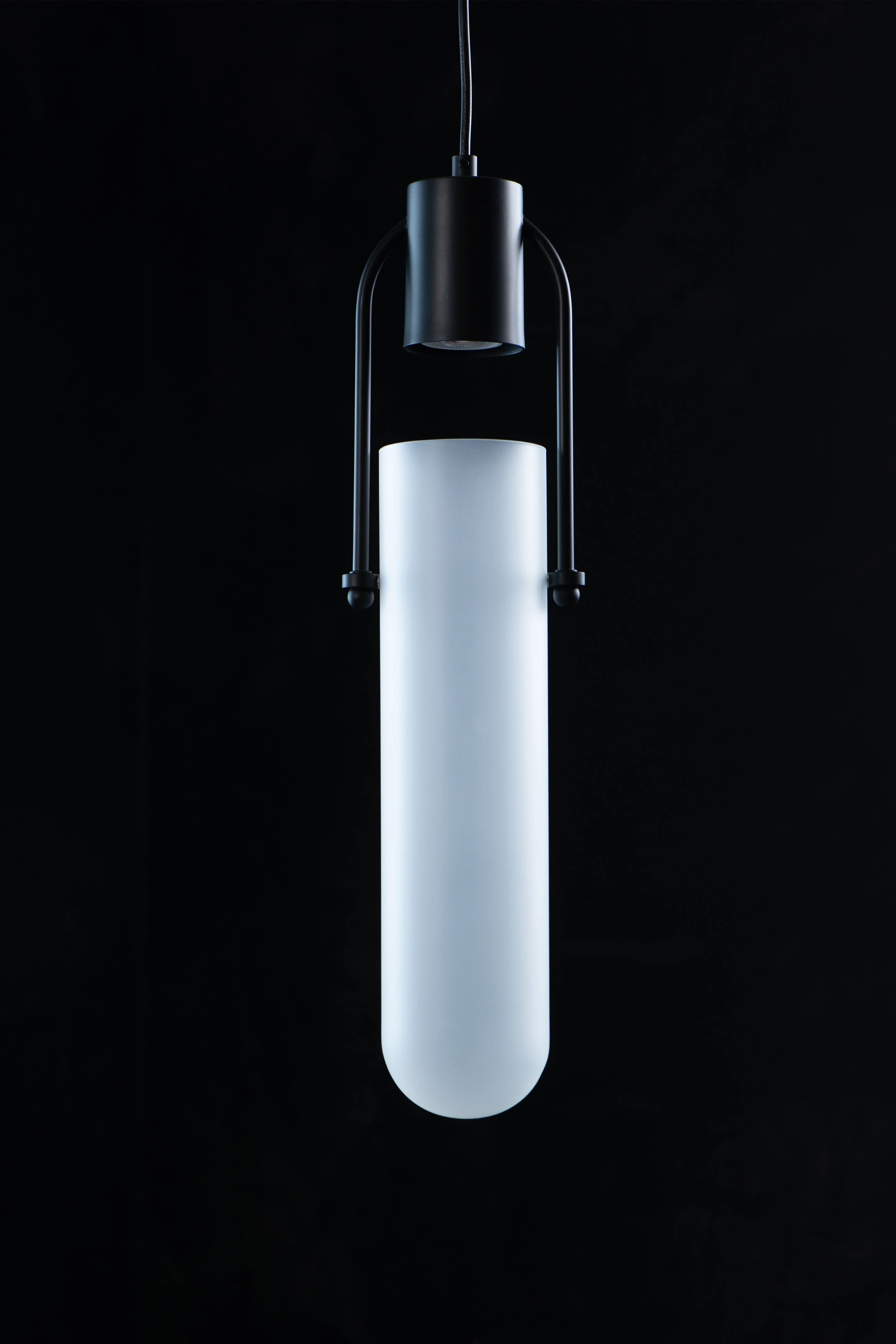 Knox Matte Black Modern Pendant - Image 2