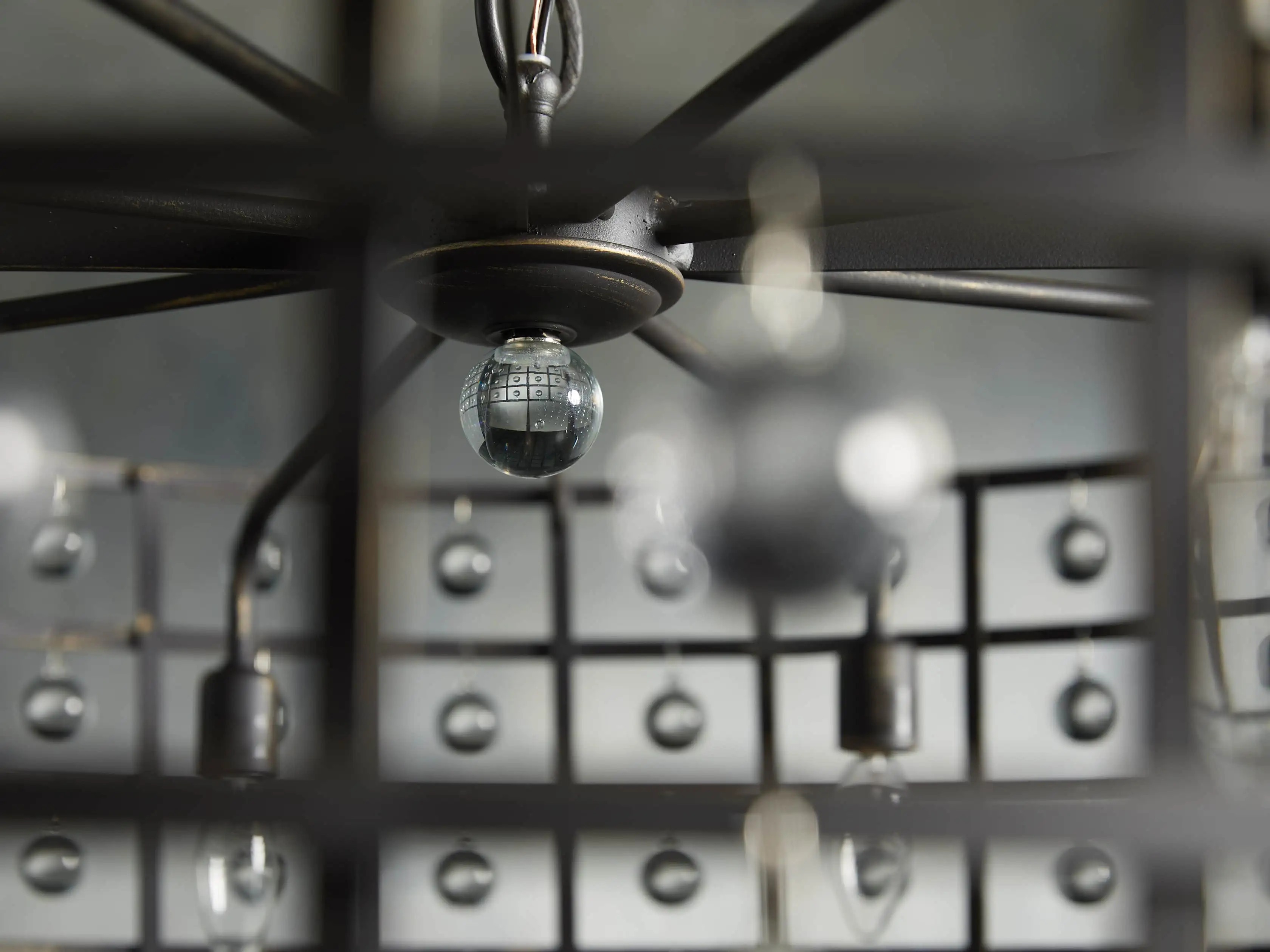La Cage 8 Light Chandelier - Image 4