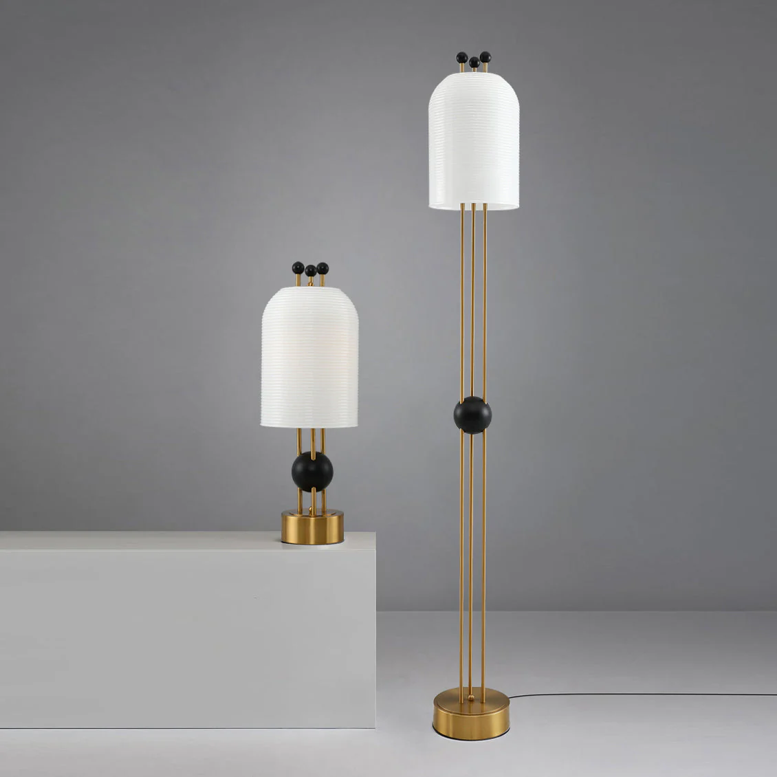 Lantern Glass Floor Lamp - Image 14