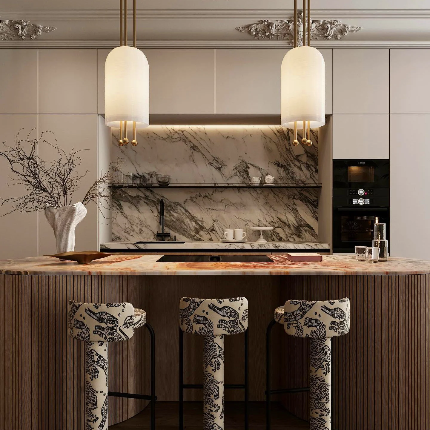 Lantern Glass Pendant Lamp - Image 16