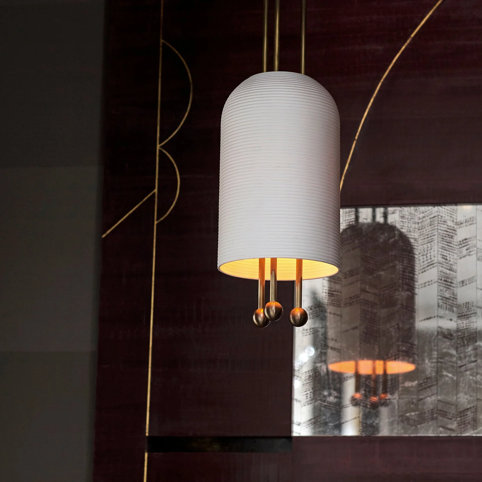 Lantern Glass Pendant Lamp - Image 21