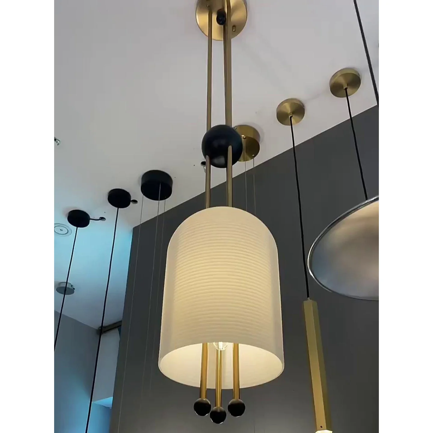 Lantern Glass Pendant Lamp - Image 28
