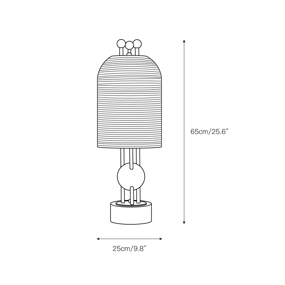 Lantern Glass Table Lamp - Image 3