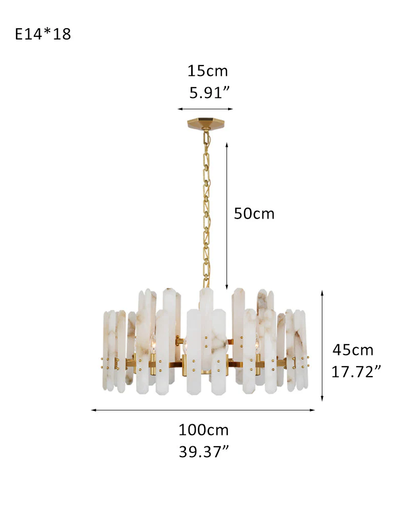 Large Alabaster Rectangular Chandelier Wide 40“ 45” with Chrome Frame for dining room - Image 35