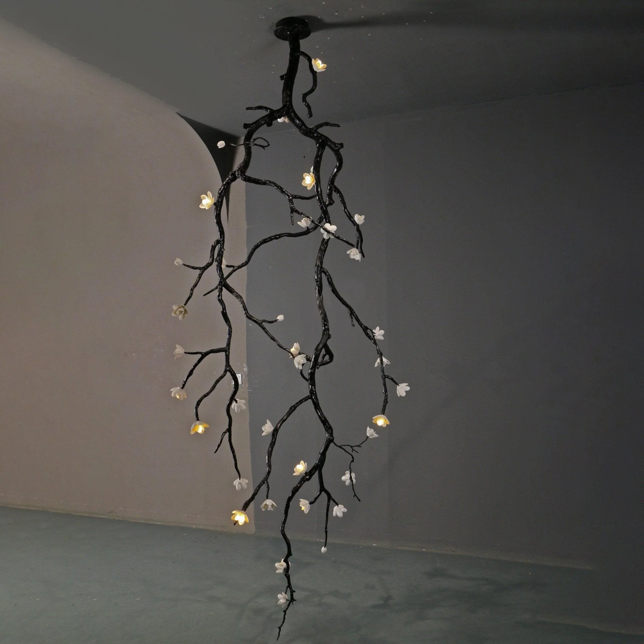Large Long Branch Flower Chandelier - Image 15