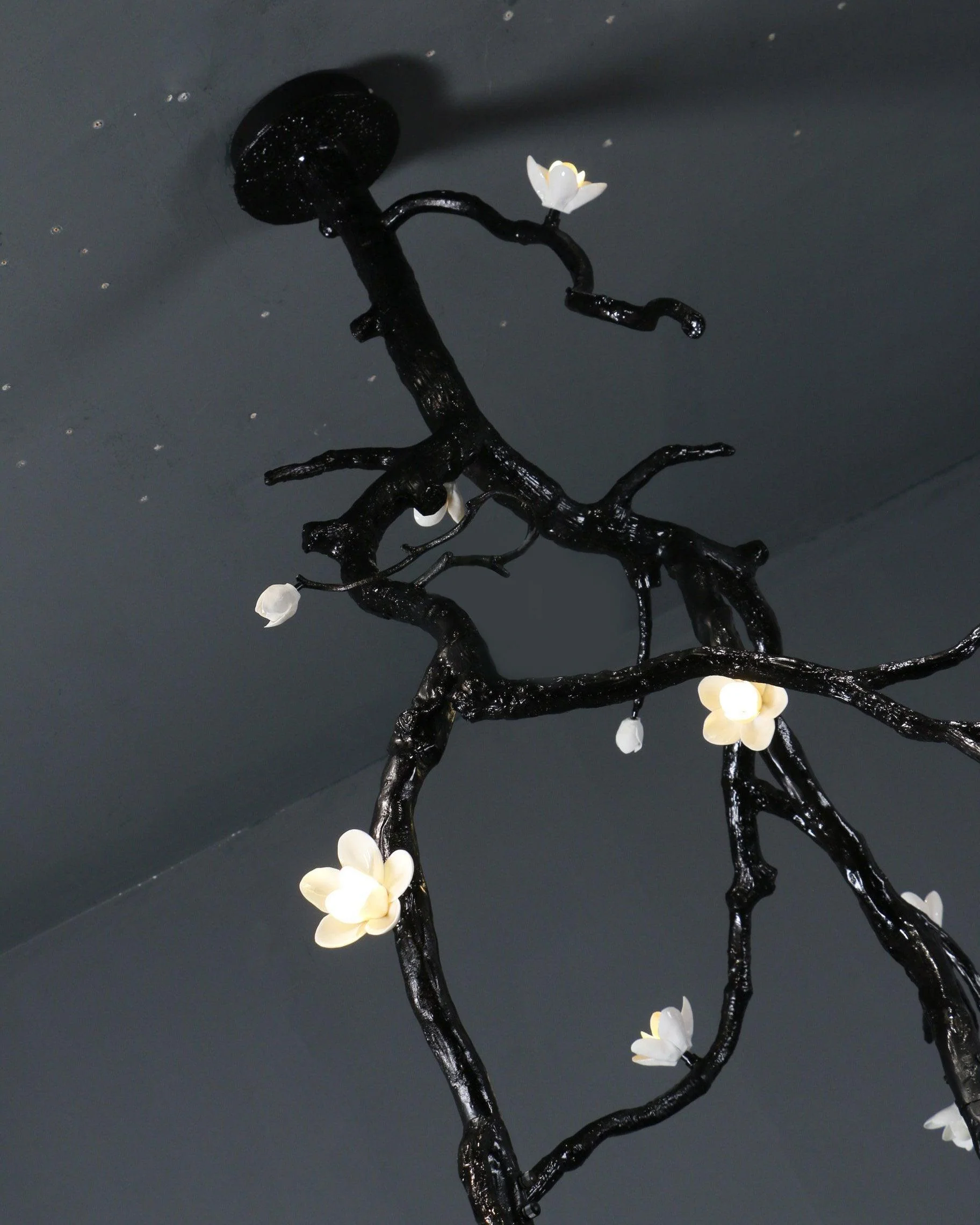 Large Long Branch Flower Chandelier - Image 19