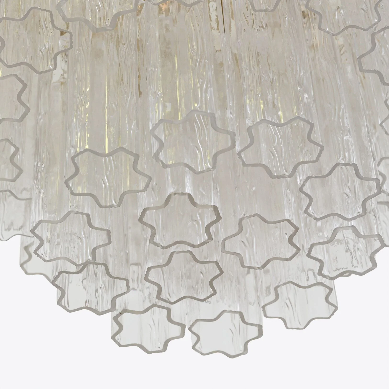 Large Treviso Murano Chandelier 31.5" - Image 21