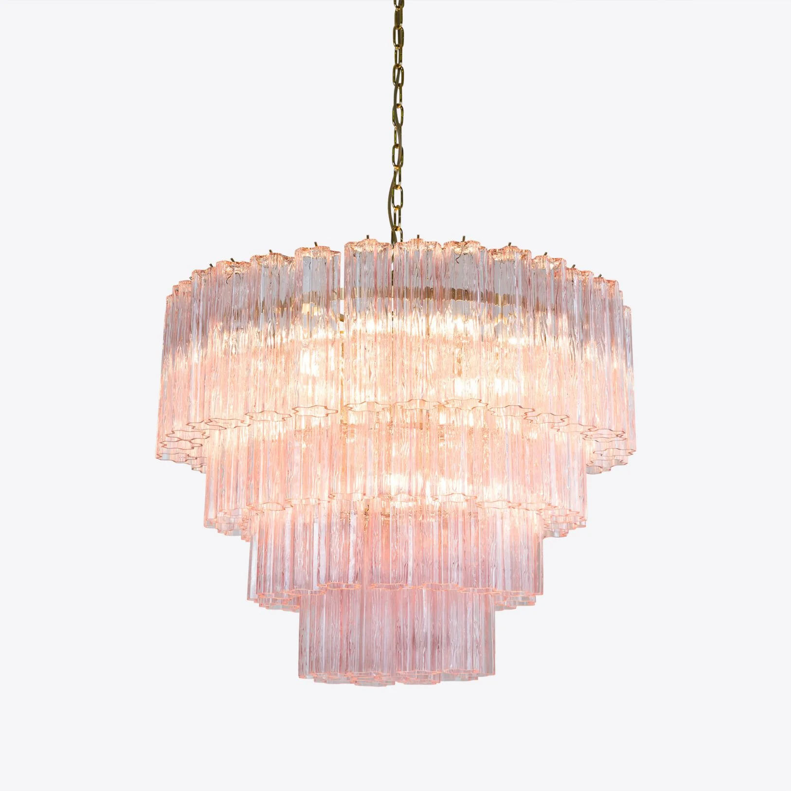 Large Treviso Murano Chandelier 31.5" - Image 7
